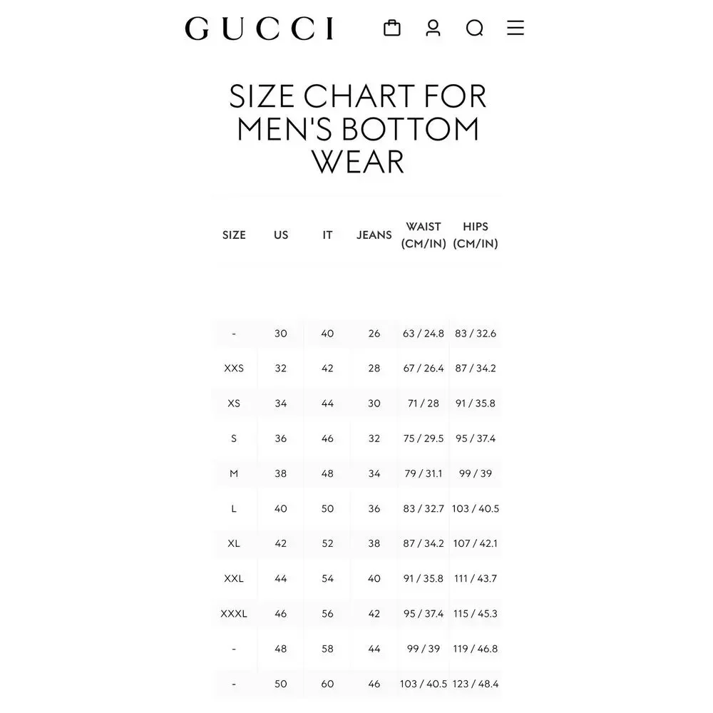 Gucci navy 100% cotton jogger pants, Italian size 42